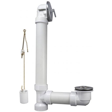 PROTECTIONPRO 1-.50in. Schedule 40 PVC Triplever With Quick Adjust Linkage Bath Drain PR83220